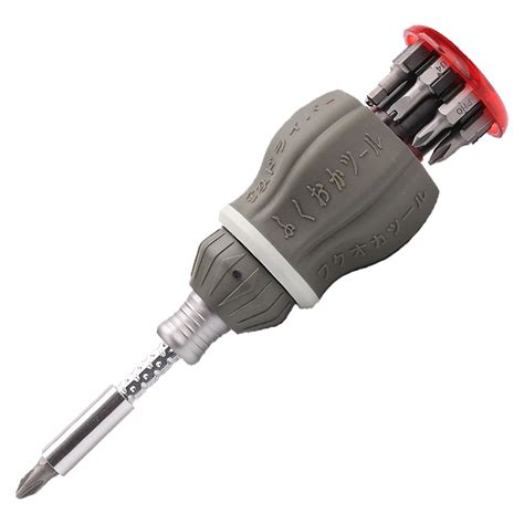 Industrial Ratchet Screwdriver Multifunctional 8 Bits Stretchable