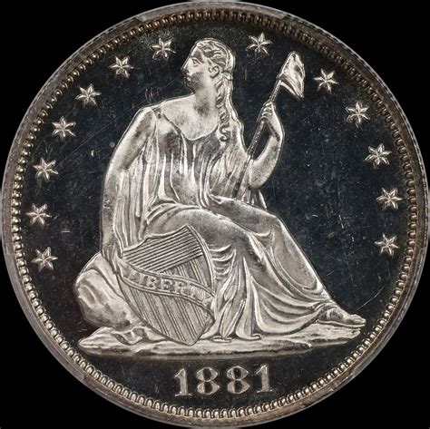 1881 50C Half Dollar Liberty Seated Motto PCGS PR65CAM CAC Legend