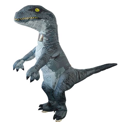 Jurassic World Park Hot Adult Inflatable Velociraptor Costume Cosplay