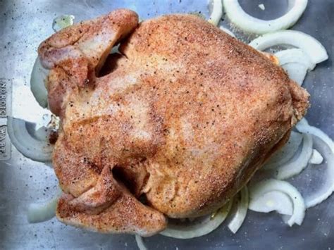 Slow Roasted Chicken Seasoned Over The Genetic Chef