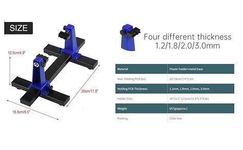 LANTRO JS Adjustable Circuit Board Holder PCB Holder Jig 360 Degree