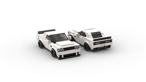 LEGO MOC LEGO Dodge Challenger SRT Demon (White) by NafDoneBuiltIt ...