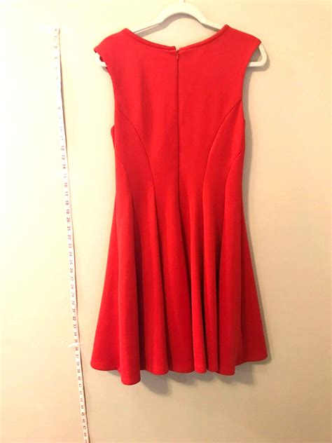 Betsey Johnson Red Fit And Flair Cocktail Dress Cut O Gem