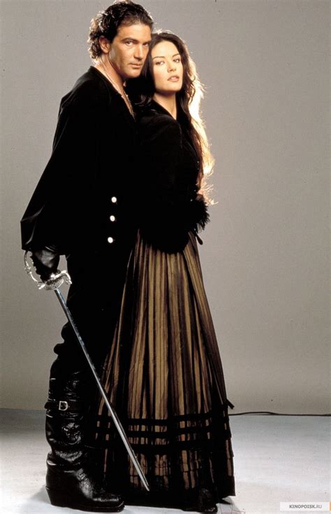 Antonio Banderas As Zorro Alejandro And Catherine Zeta Jones As Elena