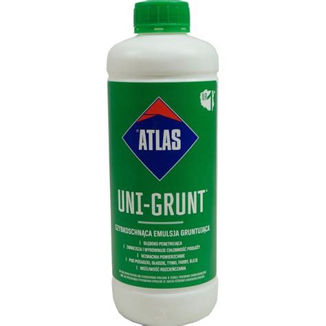 UNI GRUNT Szybkoschnąca emulsja grunt ATLAS 1KG ERLI pl