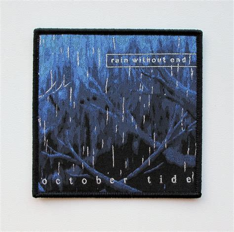 October Tide Rain Without End Black Patch
