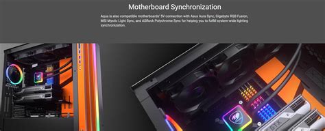 Cougar Aqua 280mm CPU Liquid Cooling with Addressable RGB, Core Box v2 ...