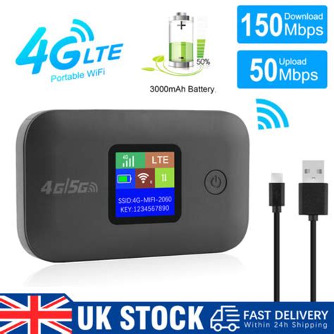 Unlocked G Lte Wireless Wifi Router Mobile Broadband Lcd Mifi Hotspot