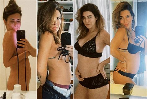 Grávida Fernanda Paes Leme mostra evolução da barriga de primeira filha