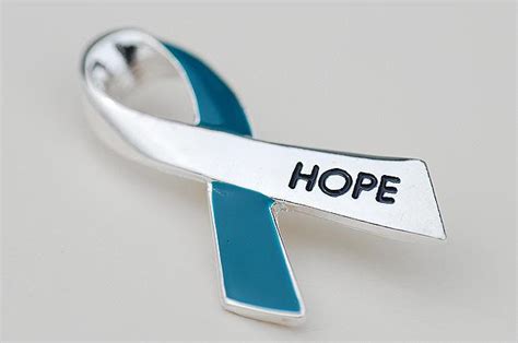 Ovarian Cancer Teal Ribbon Of Hope - Healthy And Information