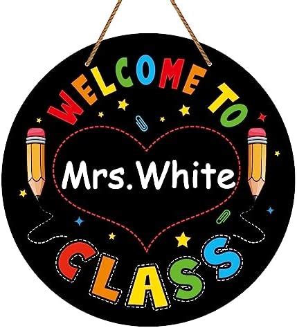 Amazon WaaHome Welcome Sign For Classroom Door Decorations 11 3