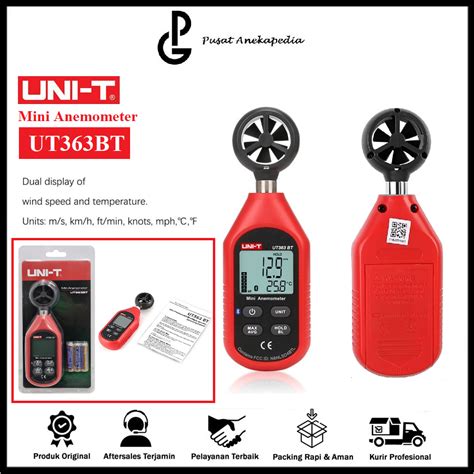 Jual Uni T Mini Handheld Anemometer With Bluetooth Kingzsh Ut Bt