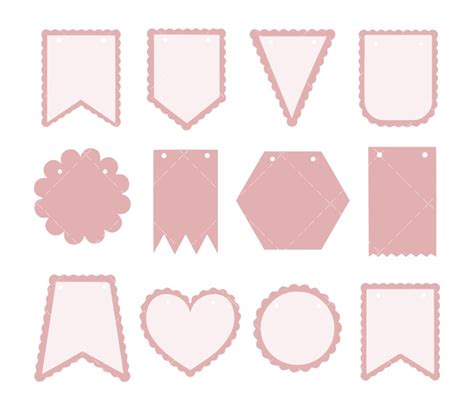 Bunting Svg Png Pdf Scalloped Banner Svg