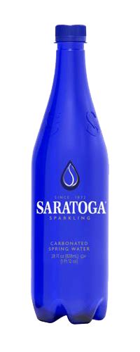 SARATOGA SPRING WATER BLUE BOTTLES | DeCrescente Distributing Company