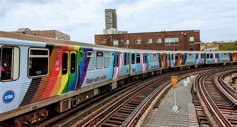 The Ctas Rainbow Wrapped Pride Train Has Returned And Will Run Through