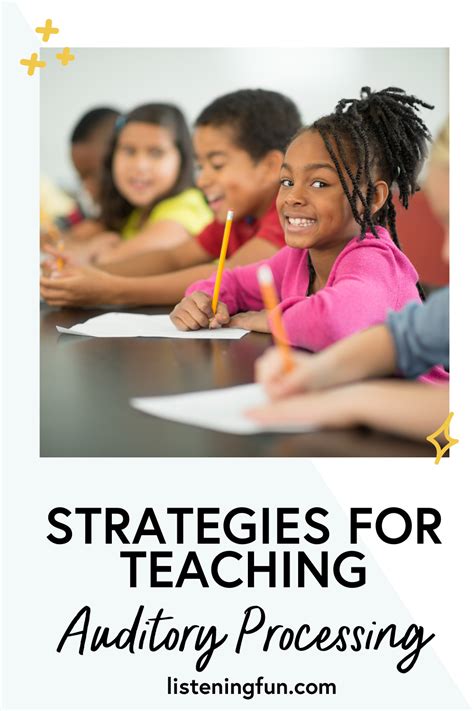 Simple Auditory Processing Activities — Listening Fun