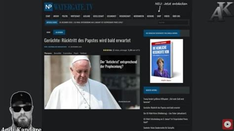 Ger Chte R Cktritt Des Papstes Wird Bald Erwartet Wwg Wga Tv