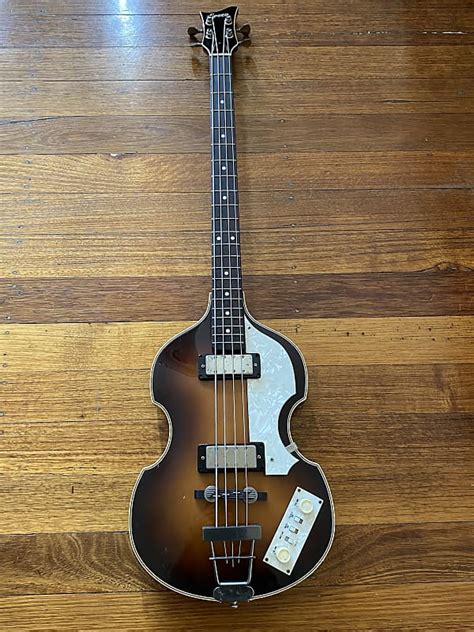 Greco Violin Beatle Bass 1983 Sunburst Reverb