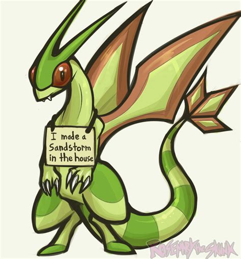 Flygon Thats Bad By Rosemary The Skunk On Deviantart