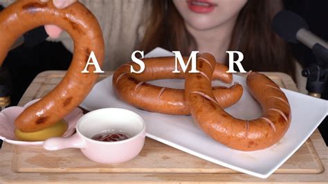 ASMR Kielbasa Sausages Eating Sound Mukbang 킬바사 소시지 리얼사운드 먹방 ENG SUB