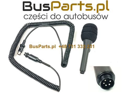 MIKROFON AUTOBUSOWY ACTIA 5-PINÓW