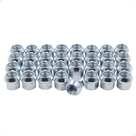 Amazon Wheel Accessories Parts Set Of 32 14x1 5 Lug Nuts Zinc Open