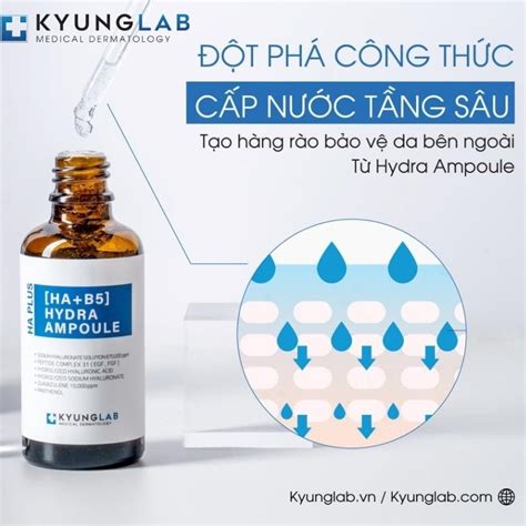 Serum HA KyungLab 50ml tinh chất hab5 serum phục hồi da cấp ẩm căng