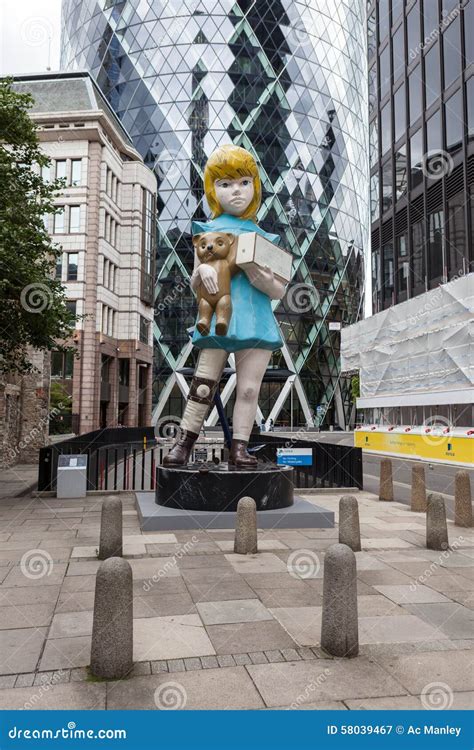Damien Hirst Sculpture In London Editorial Photo
