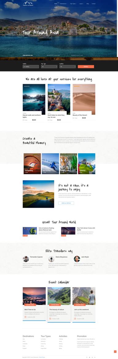 25 Best Wordpress Travel Agency Themes And Templates2023