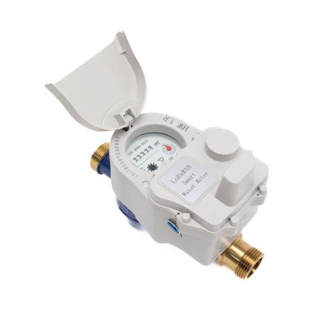 Brass Multi Jet Dry Dial Lorawan Smart Water Meter With Valve Control