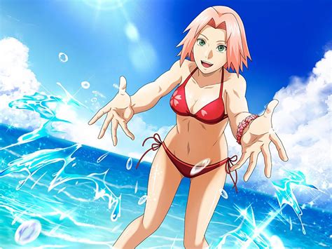 Daily Official Naruto Arts On Twitter Naruto Girls In A Swimsuit N