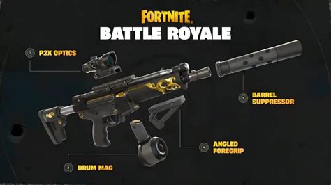 Cómo funcionan los mods de armas en Fortnite accesorios explicados