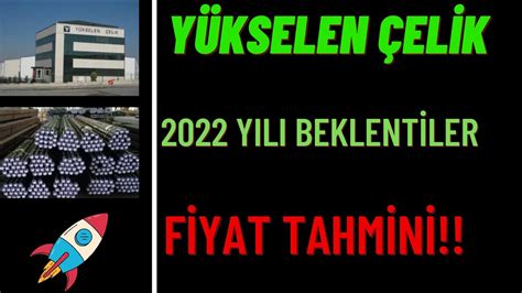 YÜKSELEN ÇELİK HİSSE ANALİZ YKSLN TEMEL ANALİZ YouTube