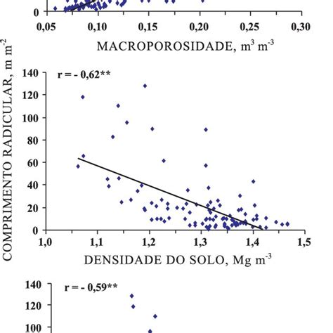 Comprimento Radicular De Acordo A Macroporosidade Densidade Do