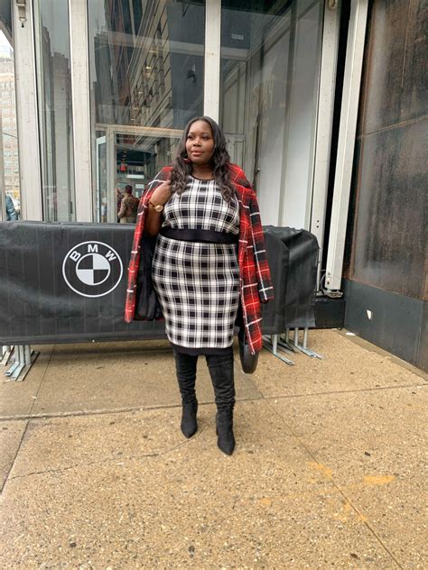 Heres A Look At Some Plus Size Street Style Looks During New York Fashion Week Aw 2020 For My