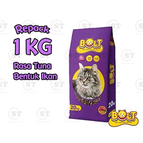 Jual BOLT CAT Rasa Tuna Salmon Bentuk Ikan Donat Catfood Makanan