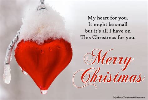 Most Romantic Merry Christmas Love Quotes For Her Amp Him With Images