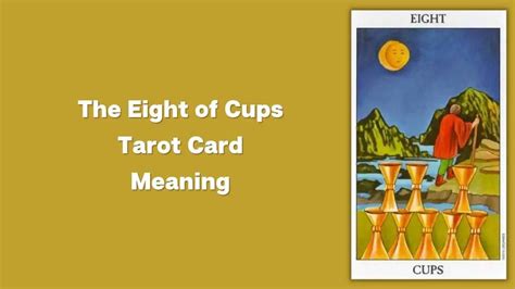 All About The Eight of Cups Tarot Card - The Eight of Cups Tarot Card Meaning - eAstroHelp