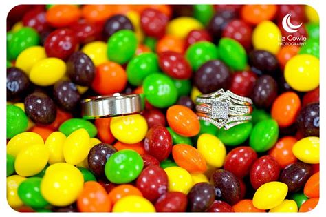 Wedding Rings In Skittles Such A Fun Shot From Liz Cowie Photography