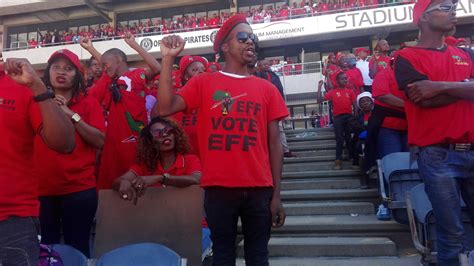 Tshela Thupa Rally ‘let The Red Flag Fly High — Malema Salutes Eff