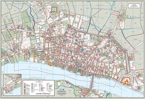 Tudor London Map Historic Towns Trust