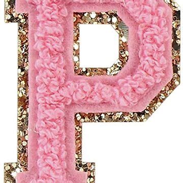 Preppy Pink Varsity Letter P Sticker For Sale By Ktp100 Redbubble