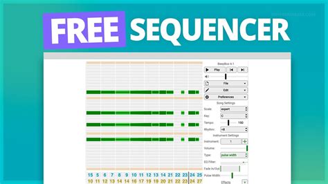 Beepbox Free Online Sequencer 150 Instruments Youtube