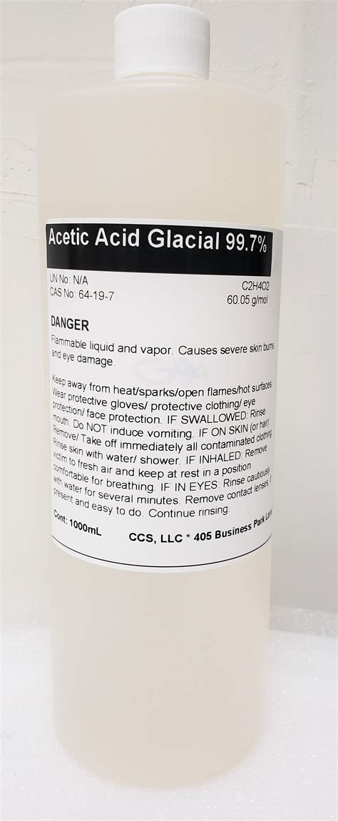 Acetic Acid Glacial 1000ml