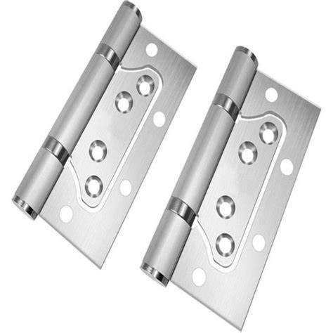 Lot de 2 charnières de porte à roulement à billes en acier inoxydable