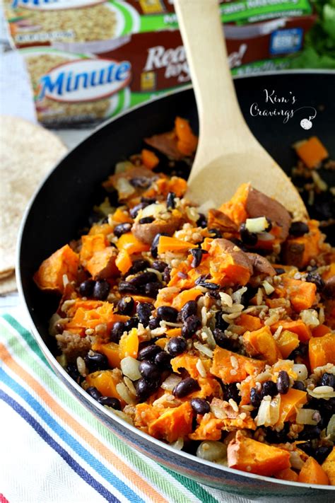 Sweet Potato And Black Bean Vegan Skillet And Or Burritos