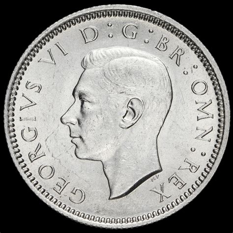 George Vi Silver Sixpence G Ef