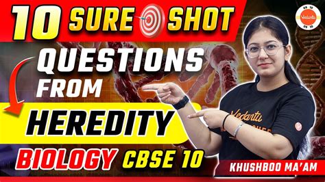 Sureshot Questions From Cbse Biology Heredity Youtube