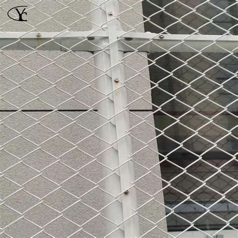 Boundary Wall Galvanized Pvc Coated Wire Mesh Chain Link Fence For Sale