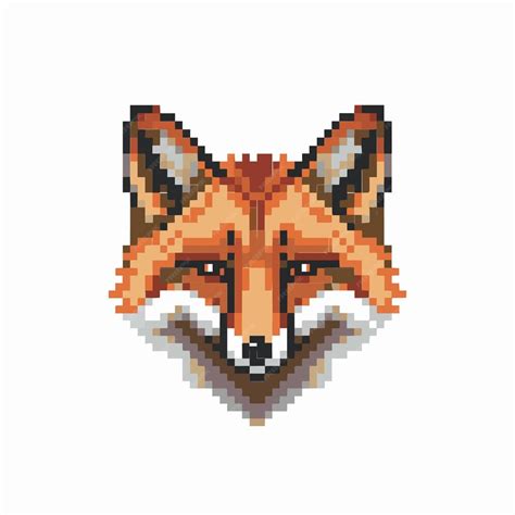 Caderno De Atividades Para Educação Infantil Em Pdf Grátis - Cara de zorro pixelada con sombreado detallado y profundidad de color ...